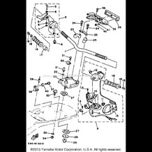 STEERING pour Yamaha 1990 WaveRunner SUPER JET - SJ650D - 1990