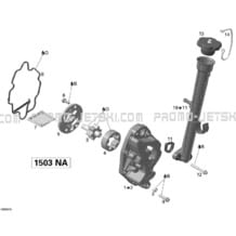 02- Oil Separator pour Sea-Doo 2008 WAKE 155, 2008