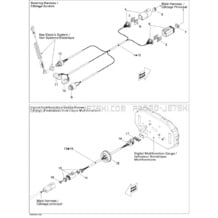10- Electrical Harness 2 pour Sea-Doo 2008 WAKE 155, 2008