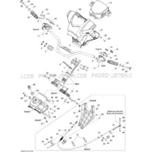 07- Steering pour Sea-Doo 2008 WAKE 215, 2008
