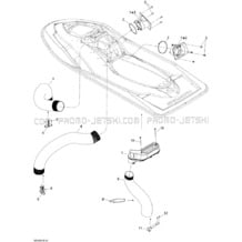 09- Ventilation pour Seadoo 2008 RXP 215, 2008