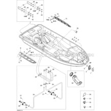 09- Hull pour Sea-Doo 2008 RXP  X 255, 2008