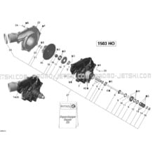 02- Supercharger pour Seadoo 2008 RXT X 255, 2008