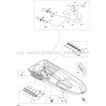 09- Hull pour Seadoo 2009 GTI 130 Rental, 2009