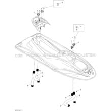 09- Ventilation pour Sea-Doo 2009 GTI 130 Rental, 2009