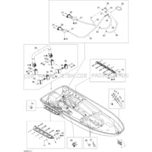 09- Hull pour Seadoo 2009 GTI SE 130, 2009