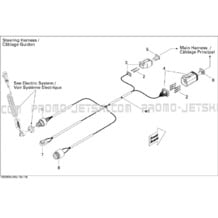 10- Electrical Harness 2 pour Sea-Doo 2009 GTI SE 130, 2009