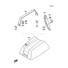 Engine Hood pour Kawasaki 1988 JS300