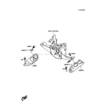 Engine Mount pour Kawasaki 1988 JS300