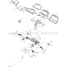 07- Steering 1 pour Seadoo 2009 GTX LIMITED iS 255, 2009