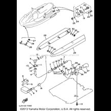 HULL DECK pour Yamaha 1995 WaveRunner WAVE VENTURE - WVT700T - 1995