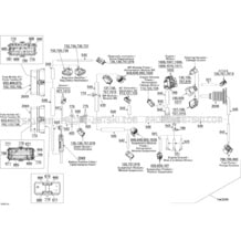 10- Electrical Harness 1 pour Seadoo 2009 GTX LIMITED iS 255, 2009