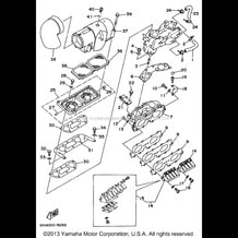 INTAKE pour Yamaha 1995 WaveRunner WAVE VENTURE - WVT700T - 1995