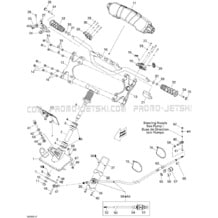 07- Steering pour Seadoo 2009 RXP-X 255 and 255 RS, 2009