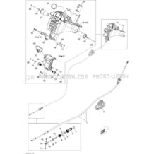 07- Steering 2 pour Seadoo 2009 RXT iS 255, 2009