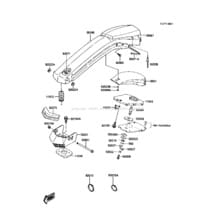 Handle Pole pour Kawasaki 1988 JS300