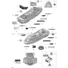 09- Decals pour Seadoo 2009 RXT iS 255, 2009