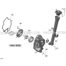 02- Oil Separator pour Sea-Doo 2009 Wake PRO 215, 2009
