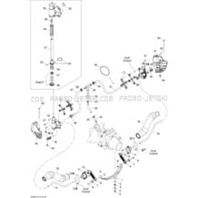 07- Off Power Assisted Steering pour Sea-Doo 2009 Wake PRO 215, 2009