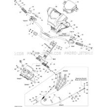 07- Steering pour Sea-Doo 2009 Wake PRO 215, 2009