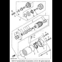 STARTING MOTOR pour Yamaha 1995 WaveRunner WAVE VENTURE - WVT700T - 1995