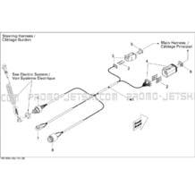 10- Electrical Harness 2 pour Sea-Doo 2010 GTI SE 130, 2010