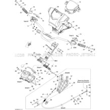 07- Steering pour Seadoo 2010 GTI SE 155, 2010