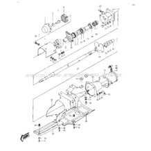 DRIVE SHAFT/JET PUMP ('77-'78 A1/A1A/A2) pour Kawasaki 1977 JS440