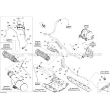 01- Cooling System pour Seadoo 2010 GTX iS 215, 2010