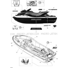 09- Decals pour Seadoo 2010 GTX iS 215, 2010