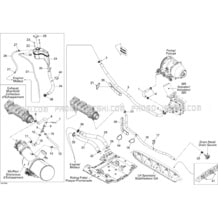 01- Cooling System pour Seadoo 2010 GTX 155, 2010