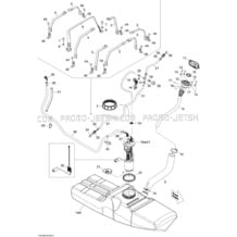 02- Fuel System pour Seadoo 2010 GTX 155, 2010