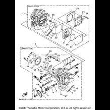 CARBURETOR pour Yamaha 1996 WaveRunner SUPER JET - SJ700AU - 1996