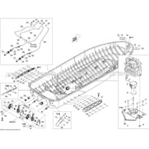 09- Hull 1 pour Seadoo 2010 RXT 215, 2010