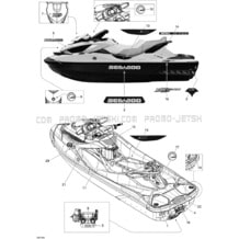09- Decals pour Seadoo 2010 RXT 215, 2010