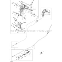 07- Steering 2 pour Sea-Doo 2010 RXT-X and X RS 260, 2010
