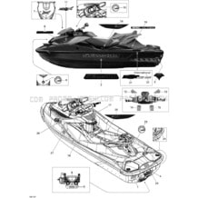 09- Decals pour Seadoo 2010 RXT-X and X RS 260, 2010