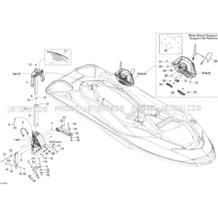 09- Body, Front View pour Seadoo 2010 Wake PRO 215, 2010