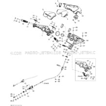 07- Steering pour Seadoo 2011 GTI SE 155, 2011