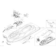 09- Body, Front View pour Seadoo 2011 GTI SE 155, 2011