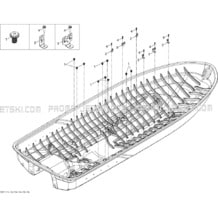 09- Hull 2 pour Seadoo 2011 GTI SE 155, 2011