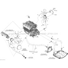 01- Cooling System pour Seadoo 2011 GTS 130 & Rental 99, 2011