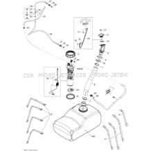 02- Fuel System pour Sea-Doo 2011 GTS 130 & Rental 99, 2011