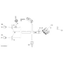 10- Electrical Harness , Steering pour Seadoo 2011 GTS 130 & Rental 99, 2011