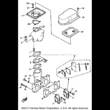 AIR FILTER pour Yamaha 1990 WaveRunner WAVE JAMMER 500 (WJ500D) 1990