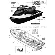09- Decals pour Seadoo 2011 GTX iS 215, 2011