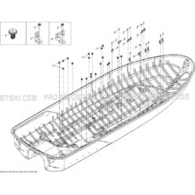 09- Hull 2 pour Seadoo 2011 GTX iS 215, 2011