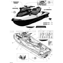 09- Decals pour Seadoo 2011 GTX 155, 2011