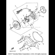 GENERATOR pour Yamaha 1996 WaveRunner SUPER JET - SJ700AU - 1996