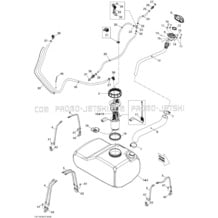 02- Fuel System pour Seadoo 2011 RXT 260 & RS, 2011